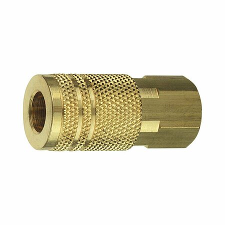 PINPOINT 0.25 x 0.37 in. Amflo FNPT-D Brass Style Coupler, Assorted, 10PK PI708521